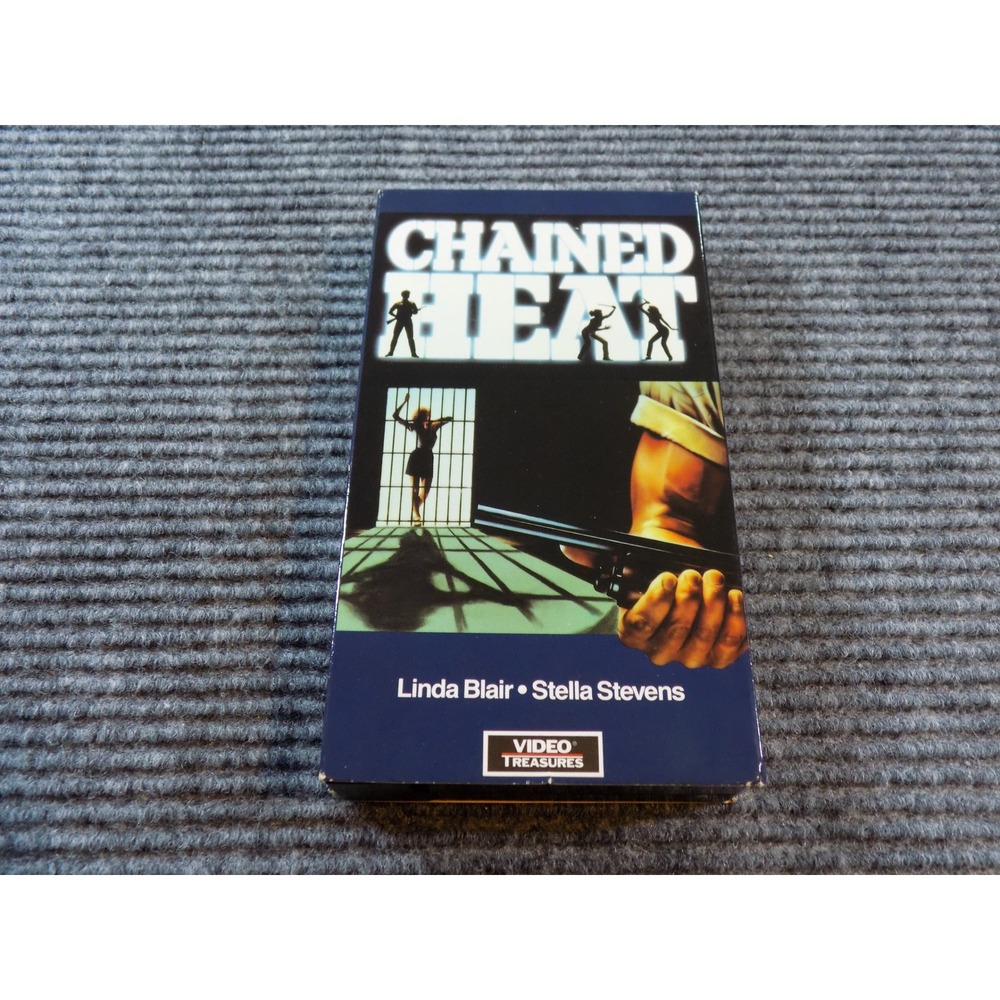 Chained Heat VHS 1989 Video Treasures Linda Blair Stella Stevens Cult Movie R